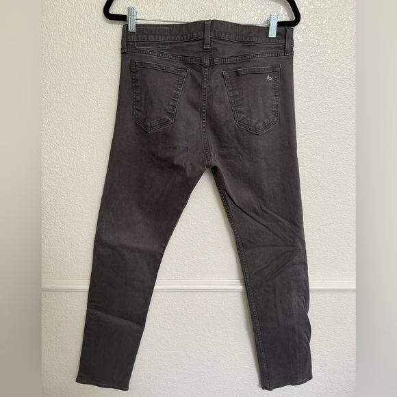 rag & bone Men’s Size 32 Dark Grey Jeans - Picture 2 of 6